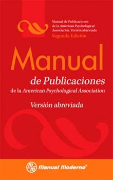 Manual De Publicaciones De La Apa. Version Abreviada