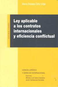 Ley Aplicable A Los Contratos Internacionales Y Eficiencia Conflictural