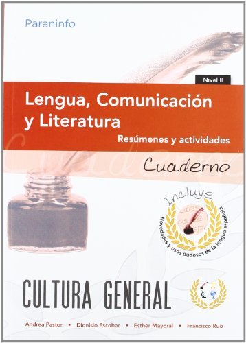 Cuaderno De Trabajo. Lengua, Comunicación Y Literatura. Nivel 2