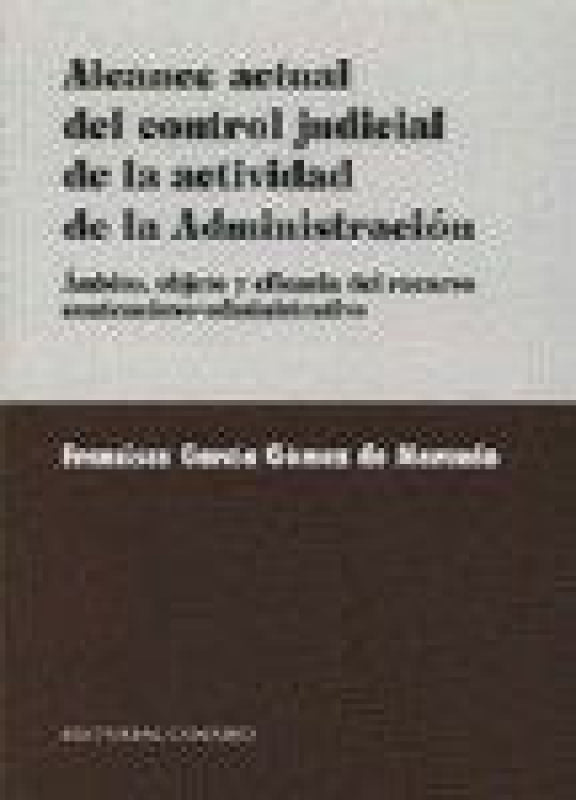 Alcance Actual Del Control Judicia Libro