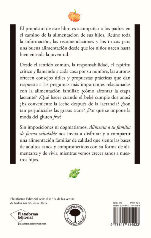 Alimenta A Tu Familia De Forma Saludable Libro