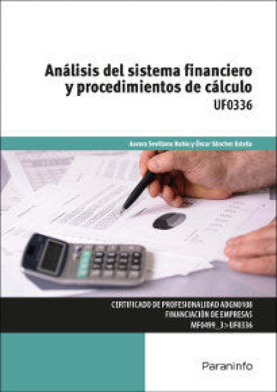 Análisis Del Sistema Financiero Y Procedimientos De Cálculo Libro