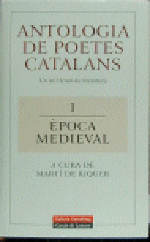 Antologia De Poetes Catalans I Libro