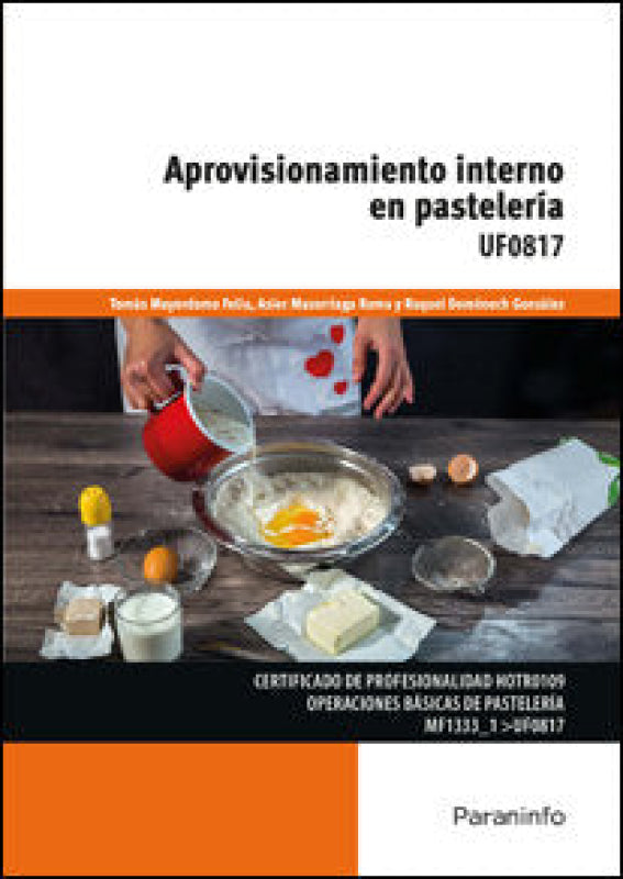 Aprovisionamiento Interno En Pastelería Libro