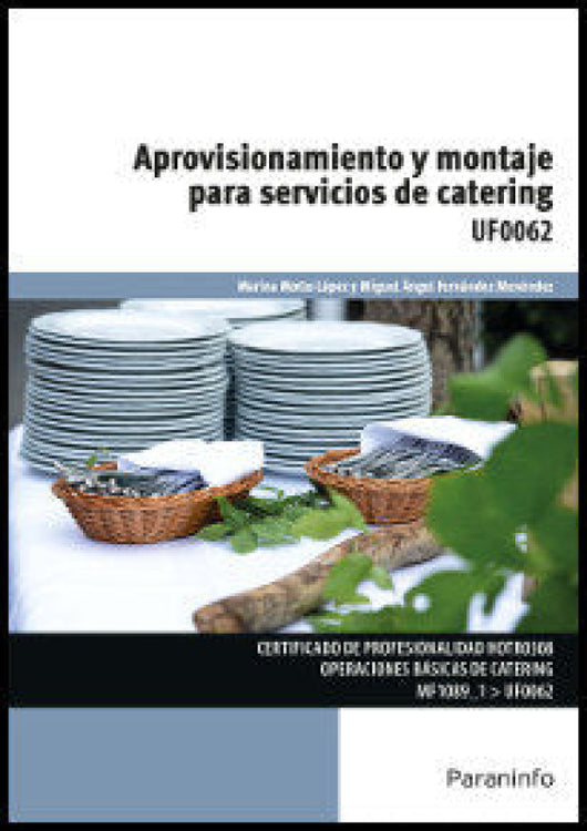 Aprovisionamiento Y Montaje Para Servicios De Catering Libro