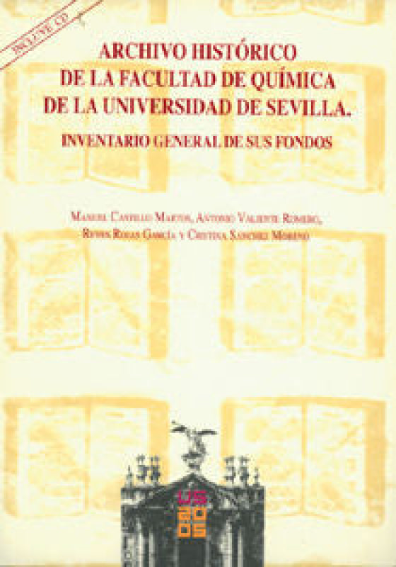 Archivo Historico Faculta Quimica Universidad Sevilla Libro