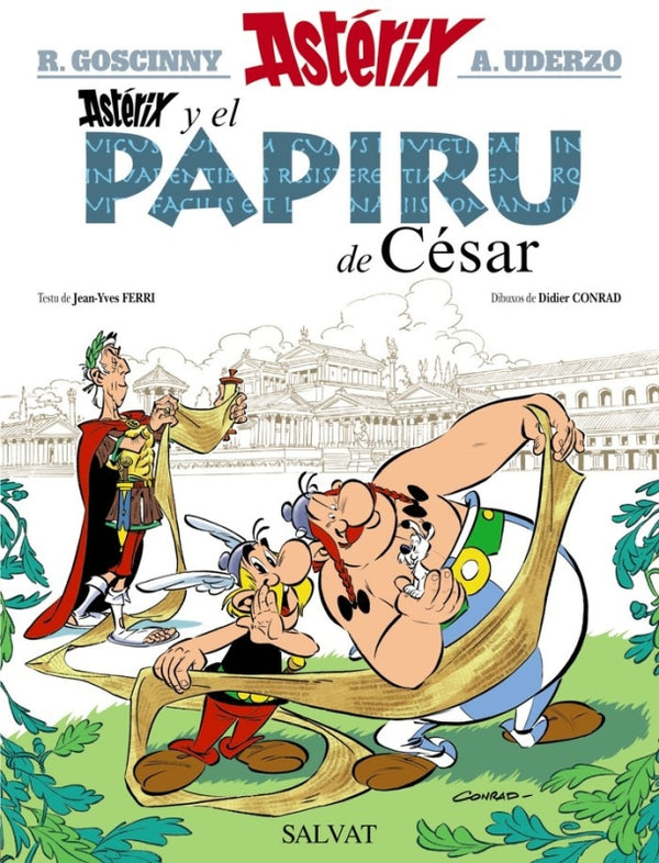 Asterix Y El Papiru De Cesar Libro