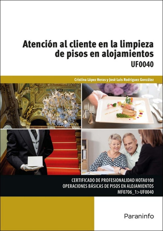 Atención Al Cliente En La Limpieza De Pisos Alojamientos Libro