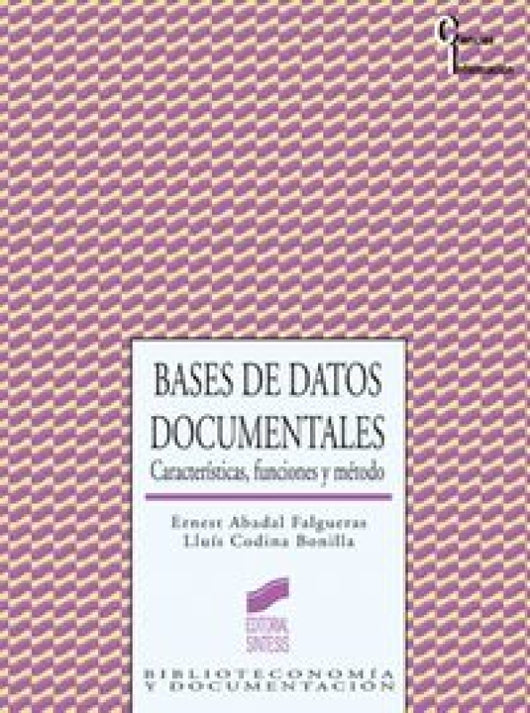 Bases De Datos Documentales Libro