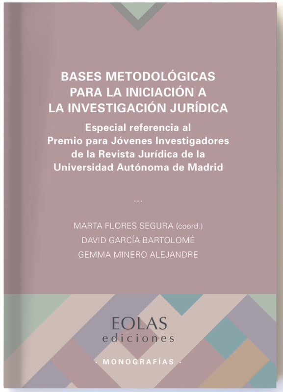 Bases Metodológicas Para La Iniciación A Investigación Jurídica Libro