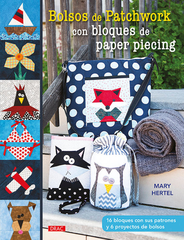 Bolsos De Patchwork Con Bloques Paper Piecing Libro