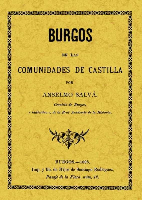 Burgos En Las Comunidades De Castilla Libro