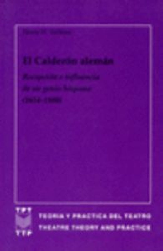 Calderon Aleman. Libro