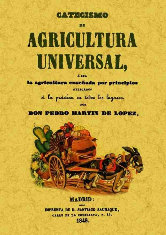 Catecismo De Agricultura Universal Libro