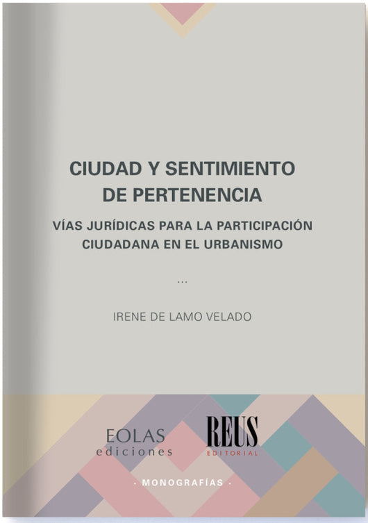 Ciudad Y Sentimiento De Pertenencia Libro