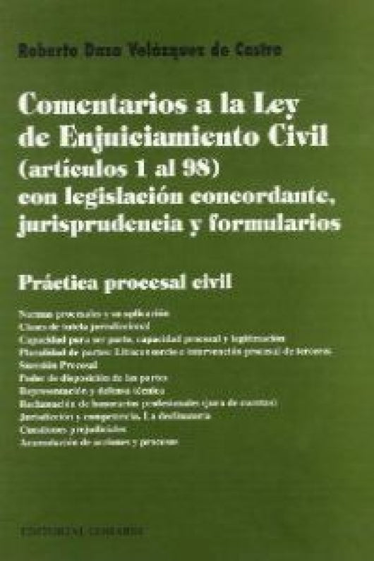 Comentarios A La L.e.c.(Art.1-98) Libro