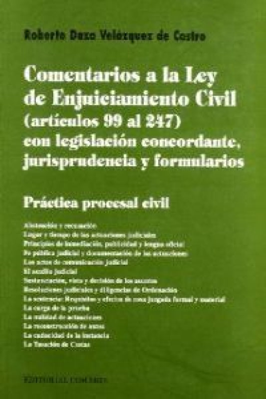 Comentarios A La L.e.c.art(99-247) Libro