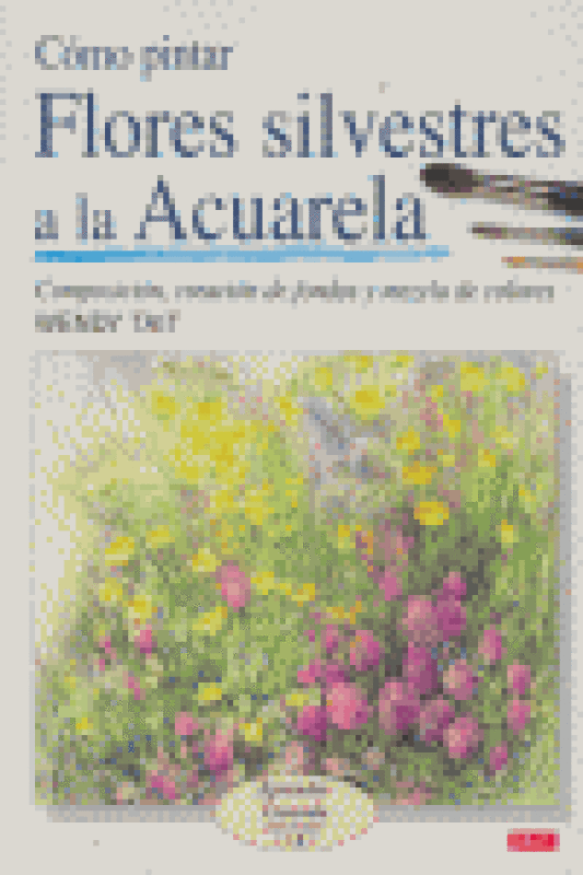 Como Pintar Flores Silvestres A La Acuarela Libro