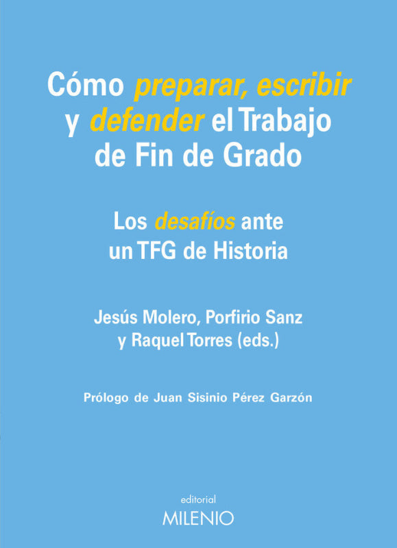 Cómo Preparar Escribir Y Defender El Trabajo De Fin Grado Libro