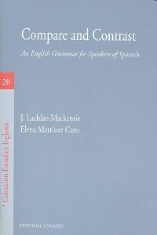 Compare And Contrast An English Grammar For Speakers Of Spa Libro