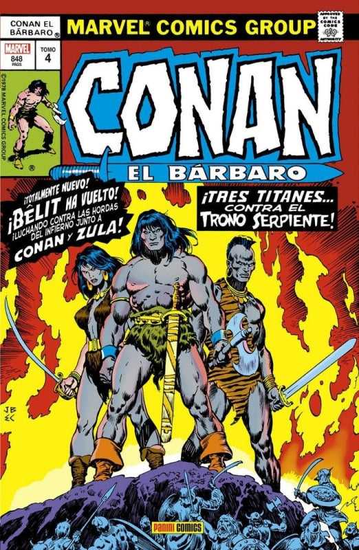 Conan Barbaro 04 Etapa Marvel Original Libro