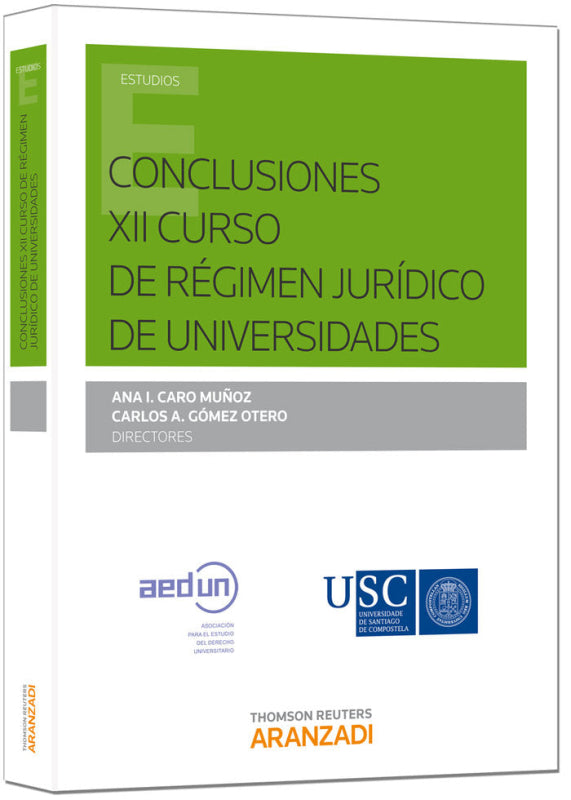 Conclusiones Xii Curso De Régimen Jurídico Universidades Libro