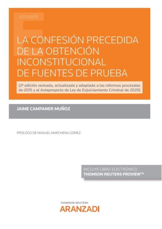 Confesion Precedida De La Obtencion Inconstitucional Fuen Libro