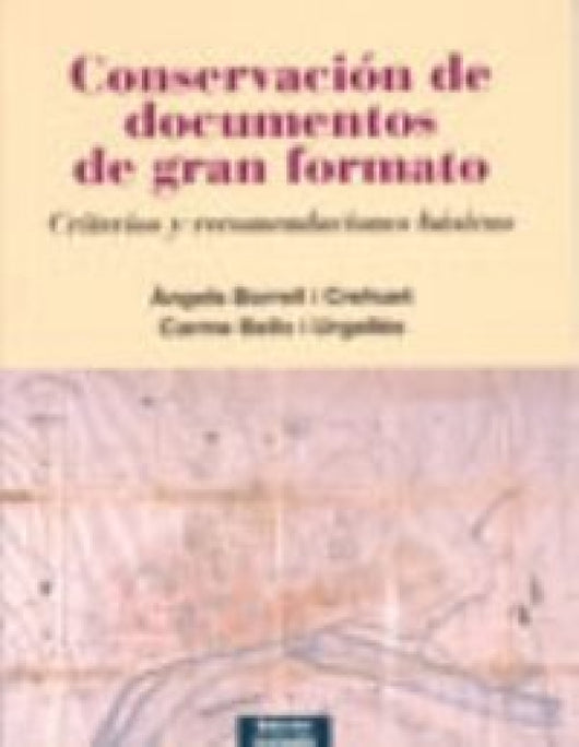 Conservación De Documentos Gran Formato Libro