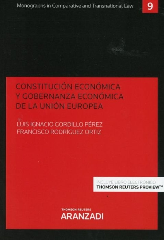 Constitución Económica Y Gobernanza De La Unión Europea (Papel + E-Book) Libro