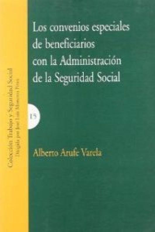 Convenios Especiales De Beneficiencia Los Libro