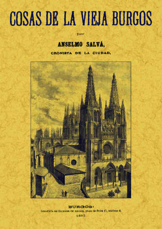 Cosas De La Vieja Burgos Libro