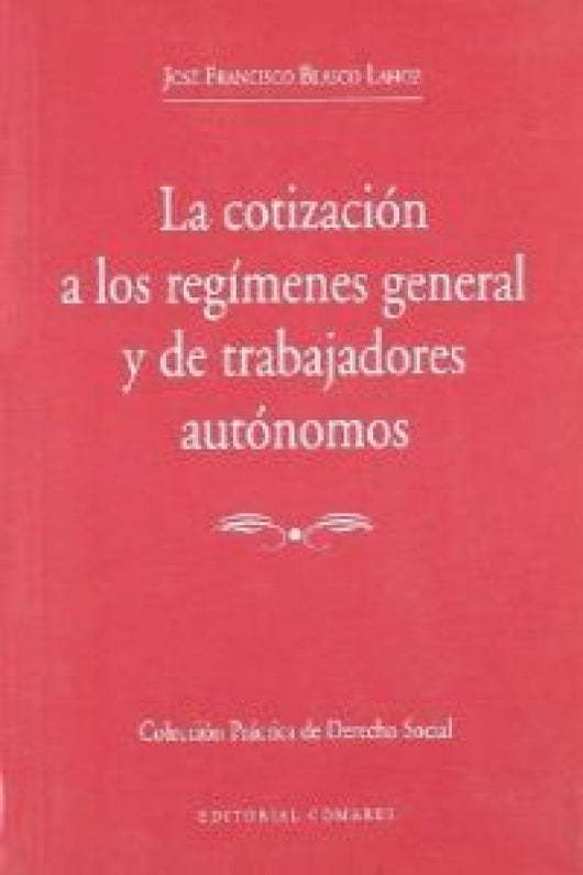 Cotizacion A Regimenes General La Libro