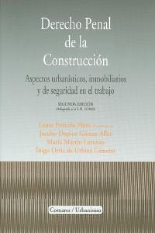 Derecho Penal De La Construccion Libro