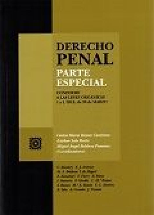 Derecho Penal. Parte Especial Libro