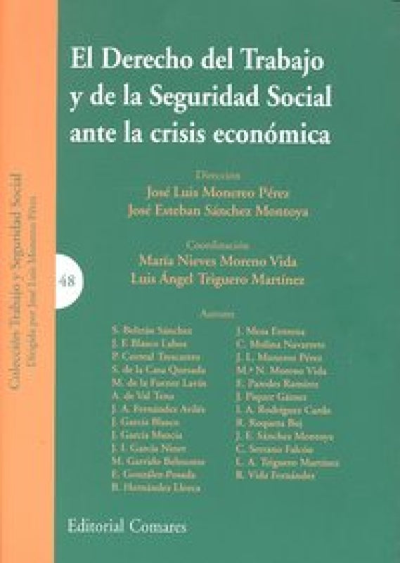 Derecho Trabajo Y Seguridad Social Ante La Crisis Economica Libro