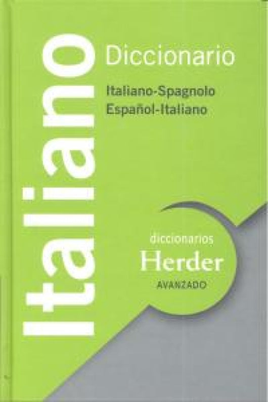 Diccionario Avanzado Italiano Libro