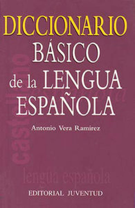 Diccionario Básico De La Lenguia Española Libro