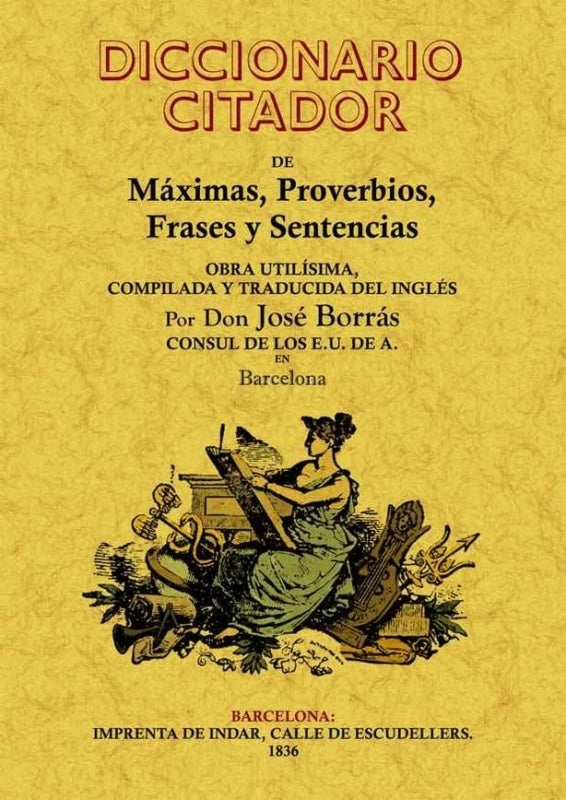 Diccionario Citador De Máximas Libro