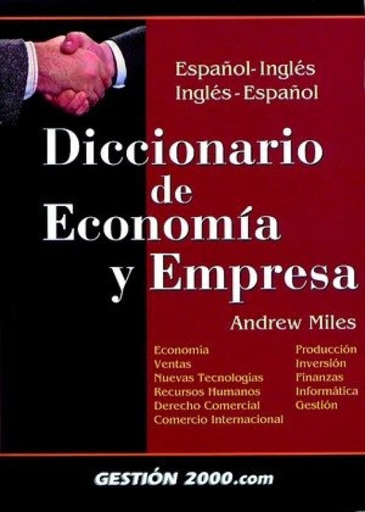 Diccionario De Economía Y Empresa Libro