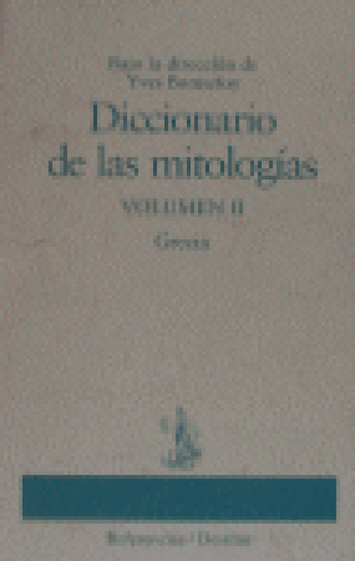 Diccionario De Las Mitolog¡as Ii Libro