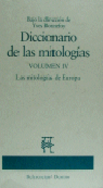 Diccionario De Las Mitolog¡as Iv Libro