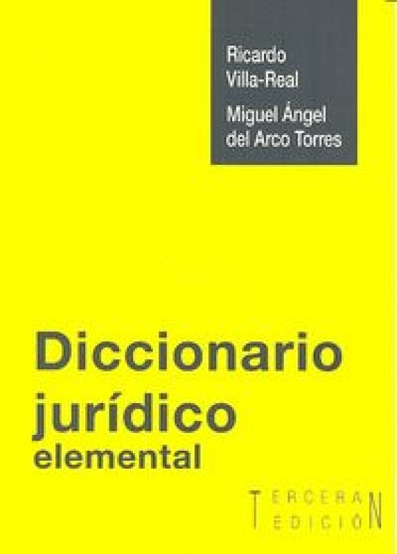 Diccionario Jurídico Elemental Libro