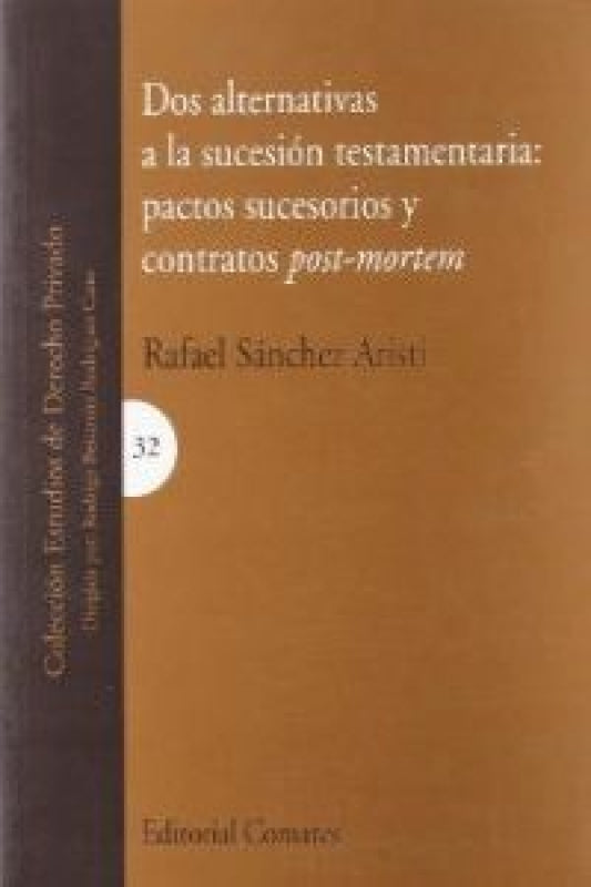 Dos Alternativas A La Sucesion Tes Libro