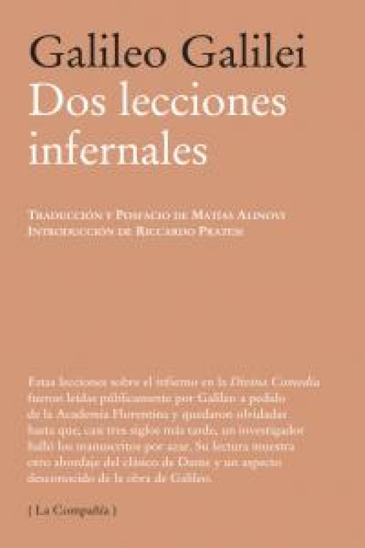 Dos Lecciones Infernales Libro