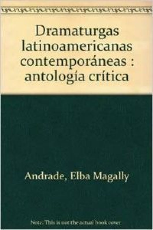 Dramaturgas Latinoame.comtemporanea T Libro