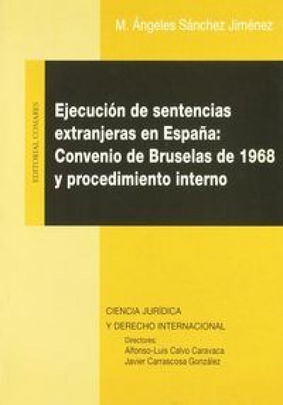 Ejecucion De Sentencias Extranjera Libro