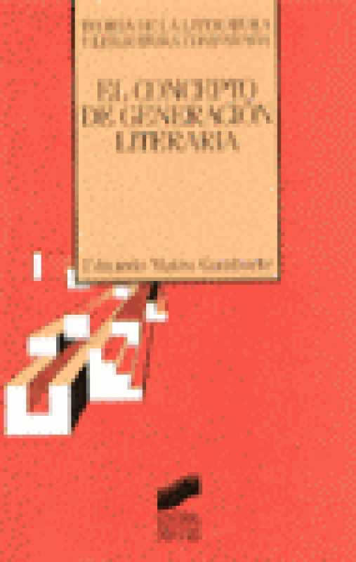 El Concepto De Generación Literaria Libro