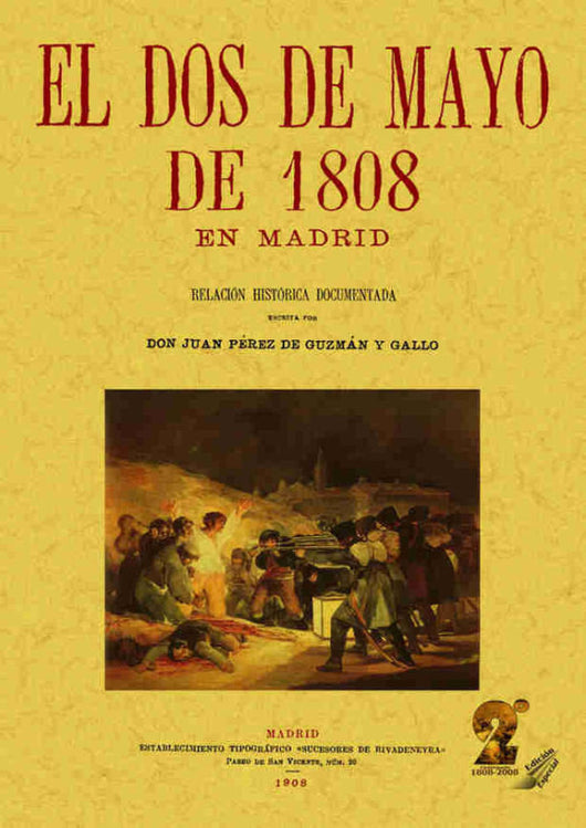 El Dos De Mayo 1808 En Madrid Libro