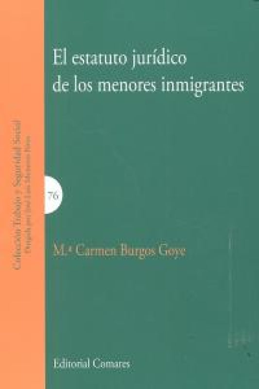 El Estatuto Juridico De Los Menores Inmigrantes . Libro