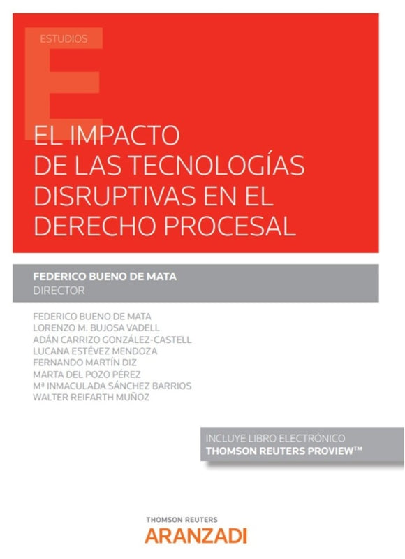 El Impacto De Las Tecnologias Disruptivas En Derecho Proc Libro